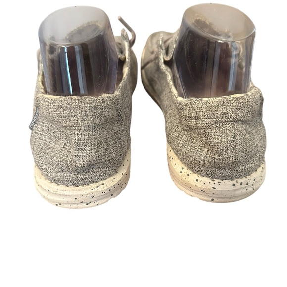 HEYDUDE Wendy Linen Shoes Iron, Gray Size 10 - Picture 7 of 10